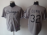 Chicago White Sox #32 Dunn Gray Jerseys,baseball caps,new era cap wholesale,wholesale hats