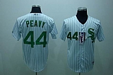 Chicago White Sox #44 peavy white(green strip),baseball caps,new era cap wholesale,wholesale hats