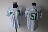 Chicago White Sox #51 Rios white Jerseys,baseball caps,new era cap wholesale,wholesale hats