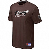 Chicago White Sox Nike Away Practice T-Shirt Brown,baseball caps,new era cap wholesale,wholesale hats