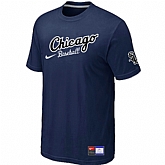 Chicago White Sox Nike Away Practice T-Shirt D.Blue,baseball caps,new era cap wholesale,wholesale hats