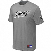 Chicago White Sox Nike Away Practice T-Shirt L.Grey,baseball caps,new era cap wholesale,wholesale hats