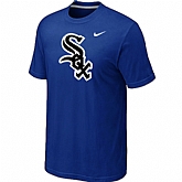 Chicago White Sox Nike Heathered Blue Club Logo T-Shirt,baseball caps,new era cap wholesale,wholesale hats
