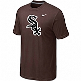 Chicago White Sox Nike Heathered Brown Club Logo T-Shirt,baseball caps,new era cap wholesale,wholesale hats