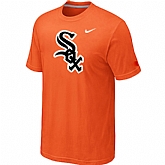 Chicago White Sox Nike Heathered Orange Club Logo T-Shirt,baseball caps,new era cap wholesale,wholesale hats