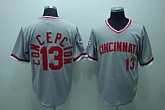 Cincinnati Reds #13 CONCEPCION grey Jerseys,baseball caps,new era cap wholesale,wholesale hats