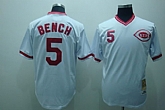 Cincinnati Reds #5 Johnny Bench white Jerseys,baseball caps,new era cap wholesale,wholesale hats
