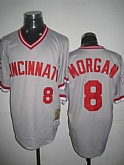 Cincinnati Reds #8 Joe Morgan grey Jerseys,baseball caps,new era cap wholesale,wholesale hats