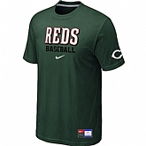 Cincinnati Reds D.Green Nike Short Sleeve Practice T-Shirt,baseball caps,new era cap wholesale,wholesale hats