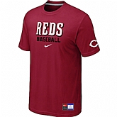 Cincinnati Reds Red Nike Short Sleeve Practice T-Shirt,baseball caps,new era cap wholesale,wholesale hats