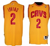 Cleveland Cavaliers #2 Kyrie Irving Revolution 30 Swingman Yellow Jerseys,baseball caps,new era cap wholesale,wholesale hats