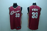 Cleveland Cavaliers #33 Shaquille O's Neal Red Jerseys,baseball caps,new era cap wholesale,wholesale hats