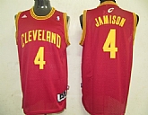 Cleveland Cavaliers #4 Jamison Red Yellow number Swingman Jerseys,baseball caps,new era cap wholesale,wholesale hats