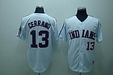Cleveland Indians #13 Pedro Cerrano White Jerseys,baseball caps,new era cap wholesale,wholesale hats