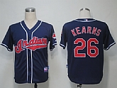 Cleveland Indians #26 Kearns Blue Cool Base Jerseys,baseball caps,new era cap wholesale,wholesale hats