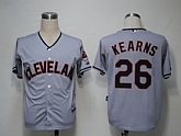 Cleveland Indians #26 Kearns Grey Cool Base Jerseys,baseball caps,new era cap wholesale,wholesale hats