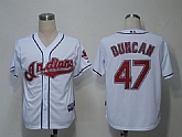 Cleveland Indians #47 Duncan White Cool Base Jerseys,baseball caps,new era cap wholesale,wholesale hats
