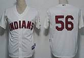 Cleveland Indians #56 Herrmann Cream Jerseys,baseball caps,new era cap wholesale,wholesale hats