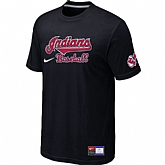 Cleveland Indians Black Nike Short Sleeve Practice T-Shirt,baseball caps,new era cap wholesale,wholesale hats