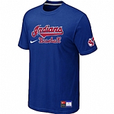 Cleveland Indians Blue Nike Short Sleeve Practice T-Shirt,baseball caps,new era cap wholesale,wholesale hats