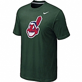 Cleveland Indians Heathered Nike D.Green Blended T-Shirt,baseball caps,new era cap wholesale,wholesale hats