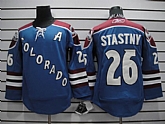 Colorado Avalanche #26 Stastny Blue with A Patch Jerseys,baseball caps,new era cap wholesale,wholesale hats