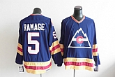 Colorado Avalanche #5 ramage Dark Blue Throwback CCM Jerseys,baseball caps,new era cap wholesale,wholesale hats