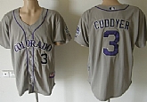 Colorado Rockies #3 Michael Cuddyer 2012 Gray Jerseys,baseball caps,new era cap wholesale,wholesale hats
