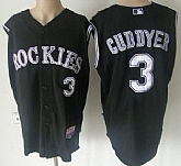 Colorado Rockies #3 Michael Cuddyer Black VEST Jerseys,baseball caps,new era cap wholesale,wholesale hats