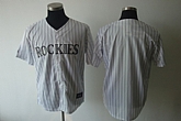 Colorado Rockies Blank White  Jerseys,baseball caps,new era cap wholesale,wholesale hats