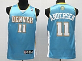 Denver Nuggets #11 Andersen baby blue Jerseys,baseball caps,new era cap wholesale,wholesale hats