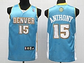 Denver Nuggets #15 Carmelo Anthony light blue Jerseys,baseball caps,new era cap wholesale,wholesale hats