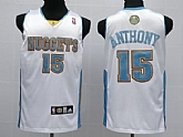 Denver Nuggets #15 Carmelo Anthony white Jerseys,baseball caps,new era cap wholesale,wholesale hats