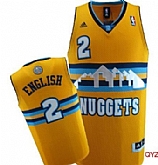 Denver Nuggets #2 Alex English Yellow Swingman Jerseys,baseball caps,new era cap wholesale,wholesale hats