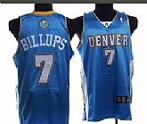 Denver Nuggets #7 Chauncey Billups Light Blue Jerseys,baseball caps,new era cap wholesale,wholesale hats