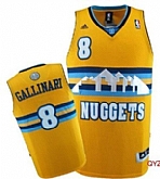 Denver Nuggets #8 Danilo Gallinari Yellow Swingman Jerseys,baseball caps,new era cap wholesale,wholesale hats