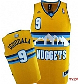 Denver Nuggets #9 Andre Iguodala Yellow Swingman Jerseys,baseball caps,new era cap wholesale,wholesale hats