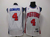 Detroit Pistons #4 Dumars White Swingman Jerseys,baseball caps,new era cap wholesale,wholesale hats