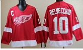 Detroit Red Wings #10 Alex Delvecchio Red Throwback CCM Jerseys,baseball caps,new era cap wholesale,wholesale hats