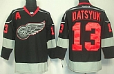 Detroit Red Wings #13 Pavel Datsyuk 2012 Black Ice Jerseys,baseball caps,new era cap wholesale,wholesale hats