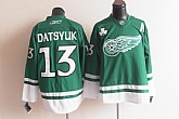 Detroit Red Wings #13 datsyuk green Jerseys,baseball caps,new era cap wholesale,wholesale hats