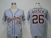 Detroit Tigers #26 Boesch Grey Jerseys,baseball caps,new era cap wholesale,wholesale hats