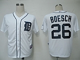 Detroit Tigers #26 Boesch White Jerseys,baseball caps,new era cap wholesale,wholesale hats