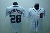 Detroit Tigers #28 C Granderson white Jerseys,baseball caps,new era cap wholesale,wholesale hats