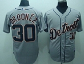 Detroit Tigers #30 Drdonez Gray 2010 Cool Base Jerseys,baseball caps,new era cap wholesale,wholesale hats