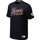 Detroit Tigers Black Nike Short Sleeve Practice T-Shirt,baseball caps,new era cap wholesale,wholesale hats