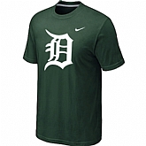 Detroit Tigers Heathered D.Green Nike Blended T-Shirt,baseball caps,new era cap wholesale,wholesale hats