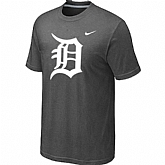 Detroit Tigers Heathered D.Grey Nike Blended T-Shirt,baseball caps,new era cap wholesale,wholesale hats