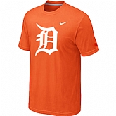 Detroit Tigers Heathered Orange Nike Blended T-Shirt,baseball caps,new era cap wholesale,wholesale hats
