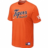 Detroit Tigers Orange Nike Short Sleeve Practice T-Shirt,baseball caps,new era cap wholesale,wholesale hats